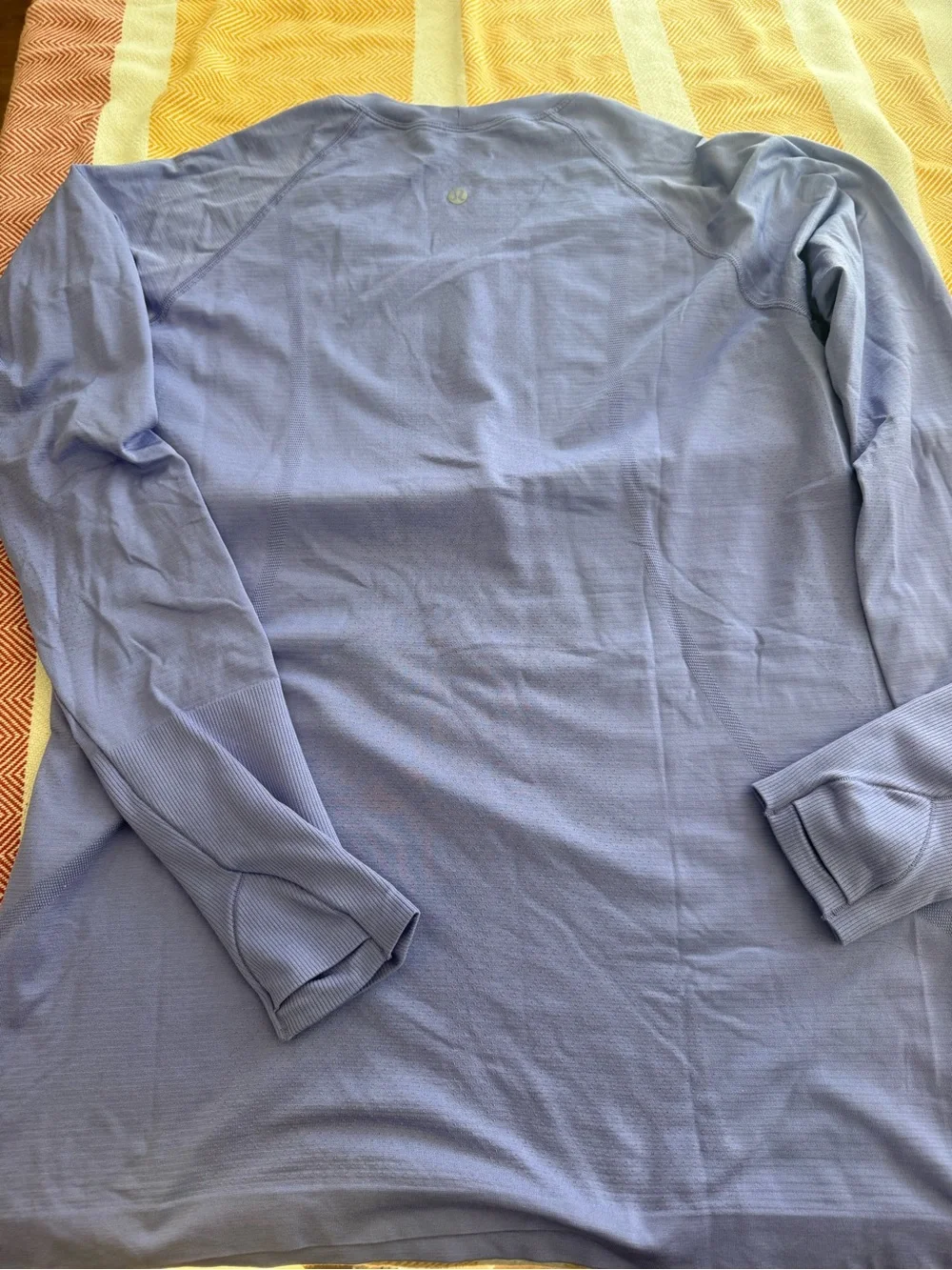 Lululemon Swiftly Tech Long Sleeve 2.0 light purple Running Top Size 12
